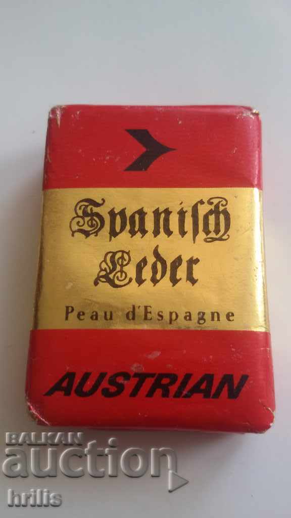 AUSTRIAN AIRLINES - OLD SOAP "SPANISH LEATHER" FROM THE 70'S