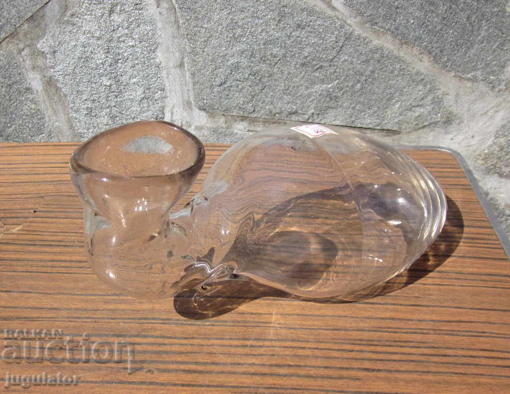 Auction  medical glass urinal new unused with label