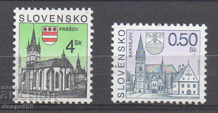 1998-2000. Slovacia. Orașe - Bardezhov, Presov.