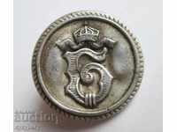 Παλαιό βασιλικό κουμπί της Βουλγαρίας για τη στολή της Πολεμικής Αεροπορίας Μπόρις III