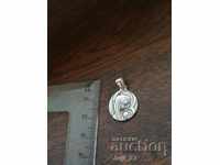 Нов сребърен медальон Св. Богородица