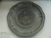 № * 5539 old metal tray