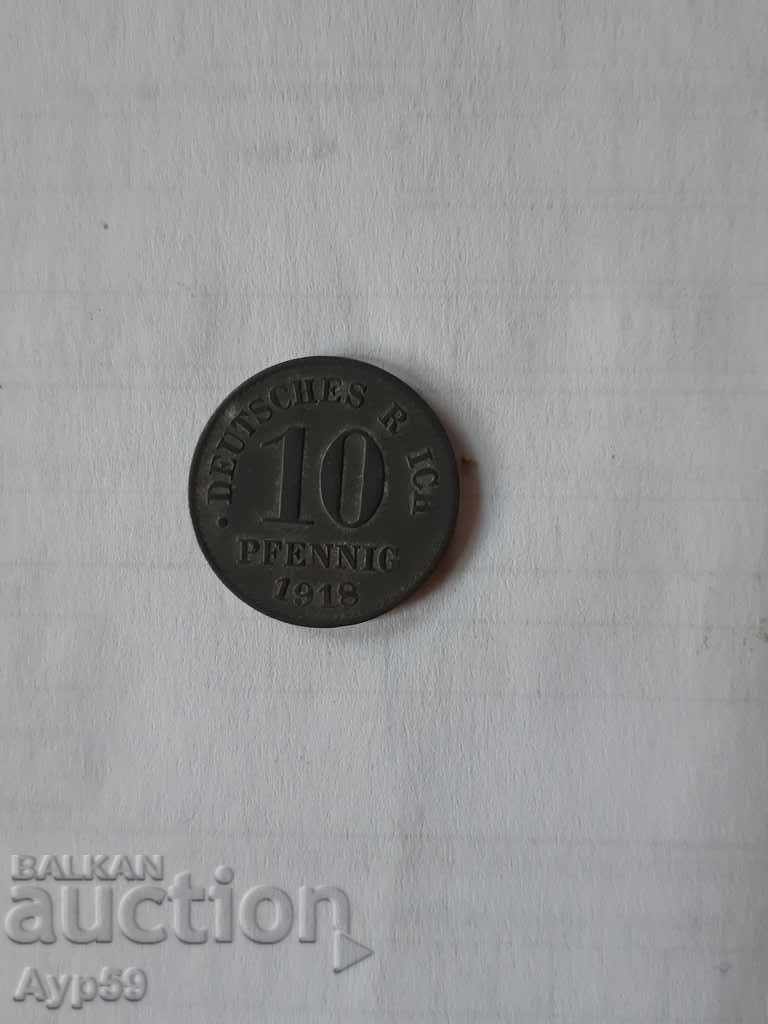 10 Pfennig 1918-ΓΕΡΜΑΝΙΑ
