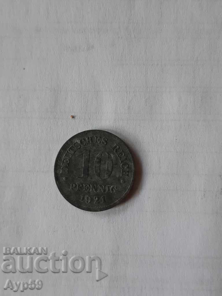 10 Pfennig 1921-GERMANY