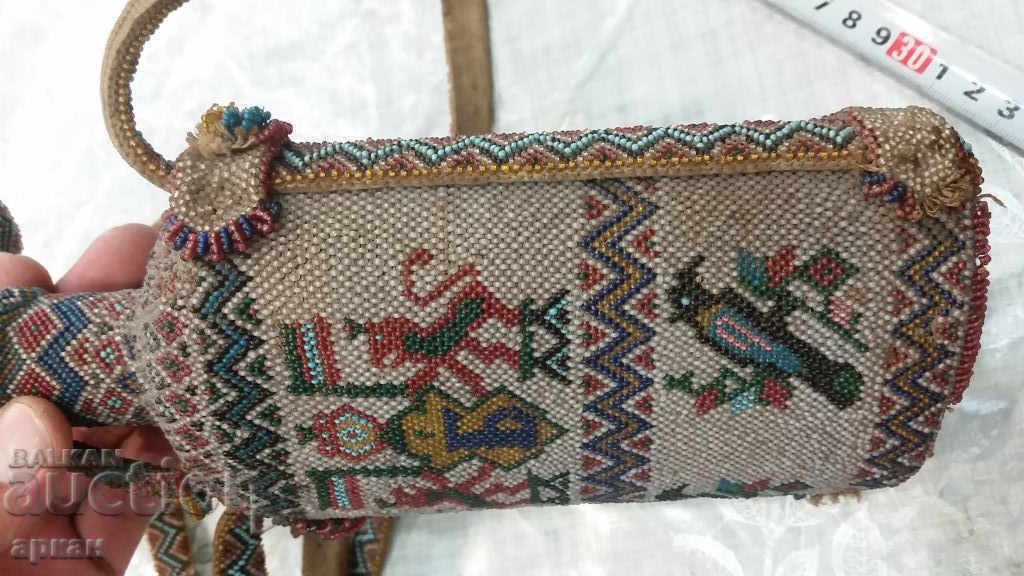 water bottle covered with beadwork - Kingdom of Bulgaria - 5 water bottle covered with beadwork - Kingdom of Bulgaria - 5