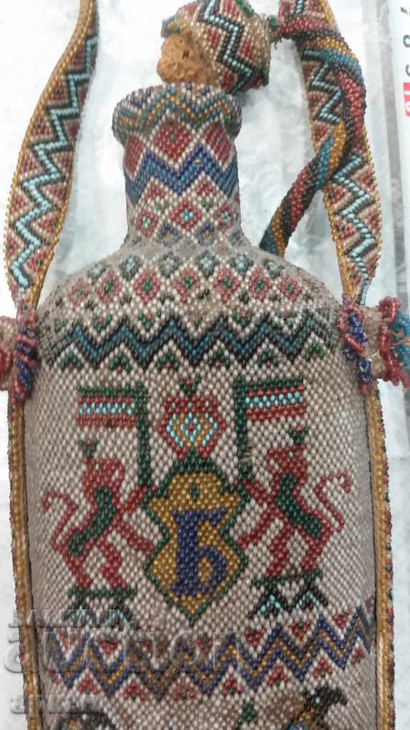 water bottle covered with beadwork - Kingdom of Bulgaria - 7 water bottle covered with beadwork - Kingdom of Bulgaria - 7
