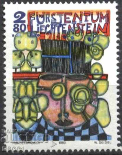 Pictură de marcă pură 1993 din Liechtenstein