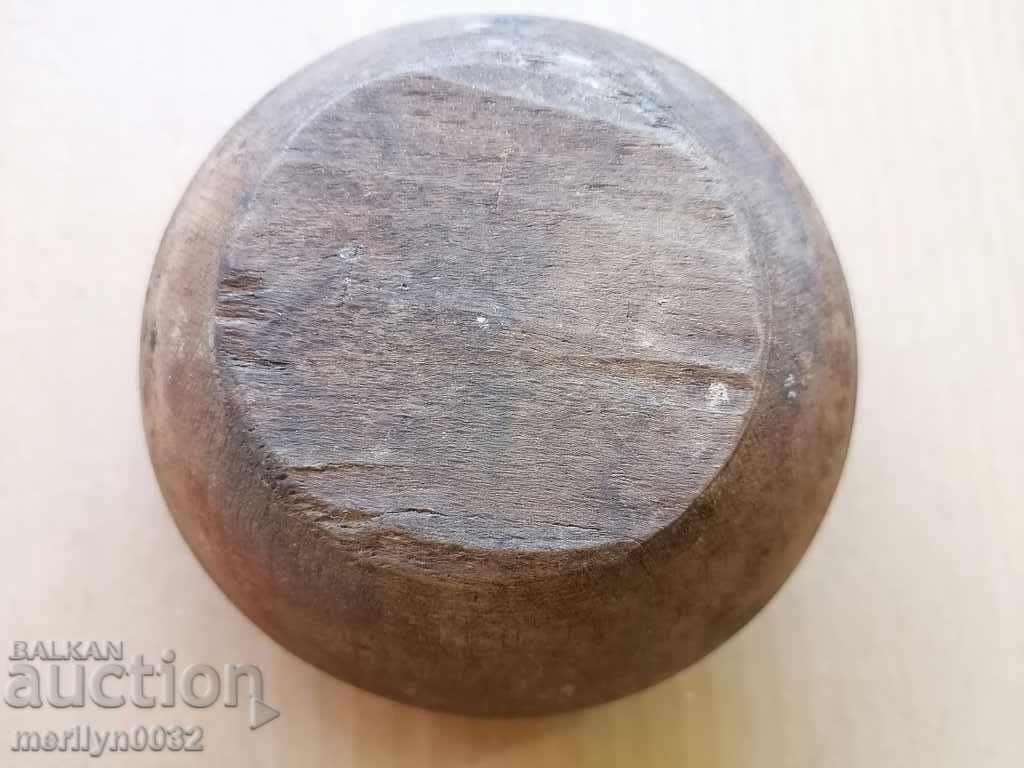 Wooden bowl with lid bowl salt shaker tanurche, wooden - 5 Wooden bowl with lid bowl salt shaker tanurche, wooden - 5