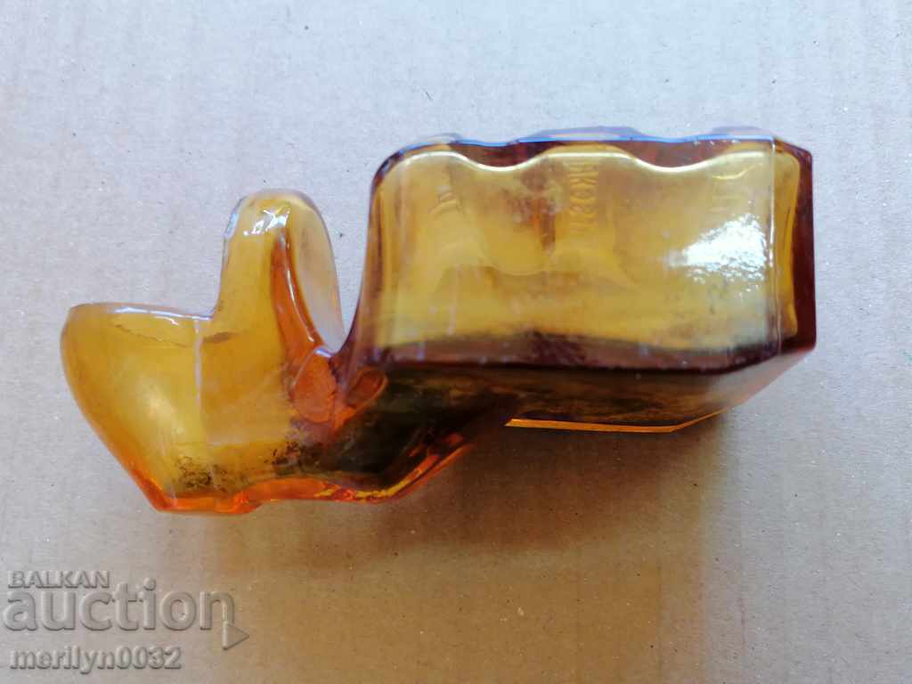 Old glass inkwell Principality of Bulgaria beginning of the 20th century - 5