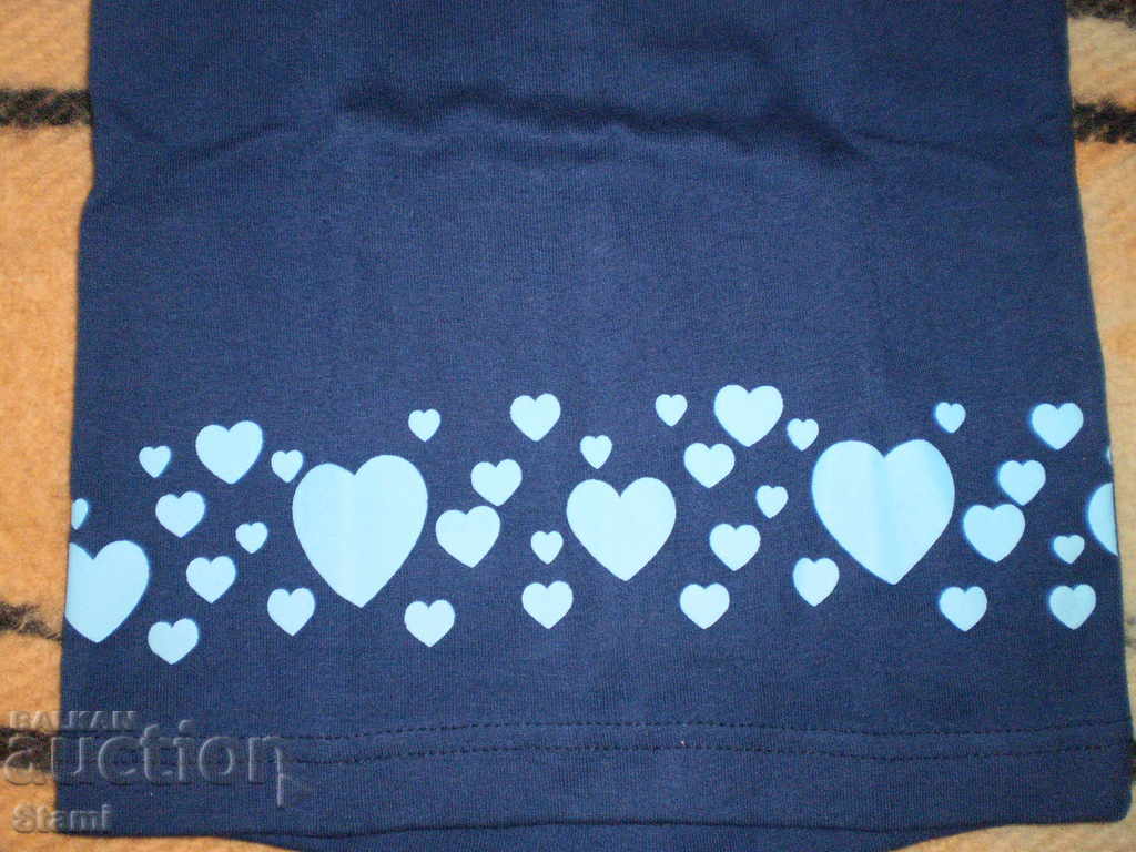 Children's dark blue tank top for a girl with straps size 116, new with price 5.00 BGN | € 2.56 Children's dark blue tank top for a girl with straps size 116, new with price 5.00 BGN | € 2.56