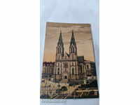 Postcard Praha Kral Vinohrady Kostel sv. Ludmily