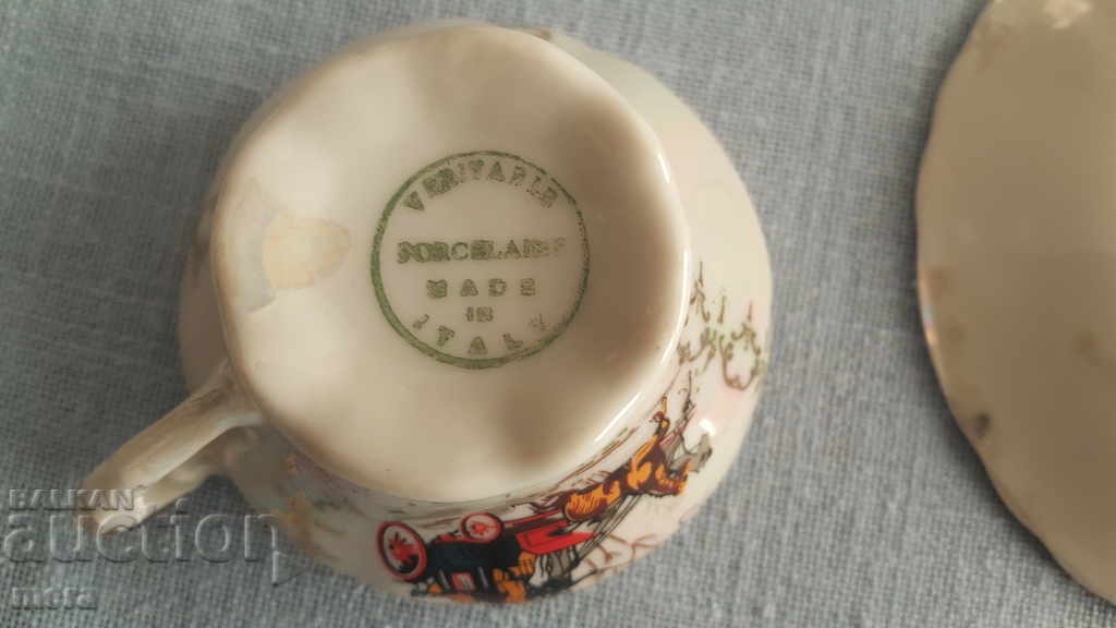 Antique porcelain coffee set-Veritable porcelaine - 6 Antique porcelain coffee set-Veritable porcelaine - 6