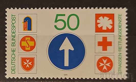 Germania 1979 Servicii de salvare rutieră - embleme MNH