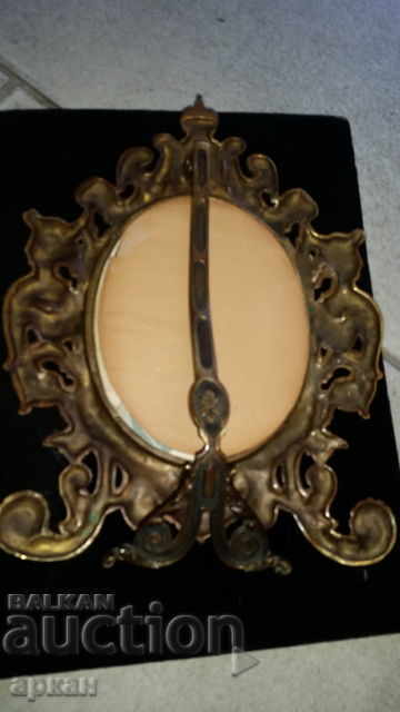 Auction bronze frame with the monogram of Prince Alexander Battenberg Auction bronze frame with the monogram of Prince Alexander Battenberg