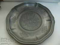 № * 5549 old metal tray