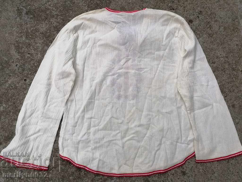 Auction Old authentic embroidered shirt silk trim folk costume embroidery Auction Old authentic embroidered shirt silk trim folk costume embroidery