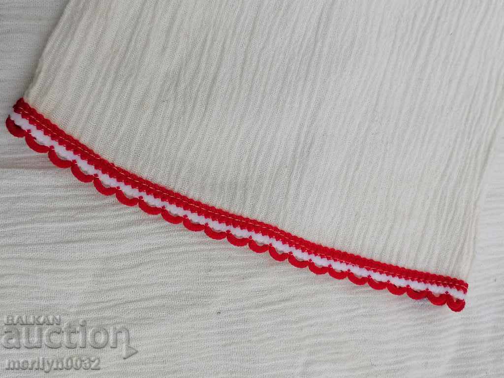 Old authentic embroidered shirt silk trim folk costume embroidery - 6 Old authentic embroidered shirt silk trim folk costume embroidery - 6