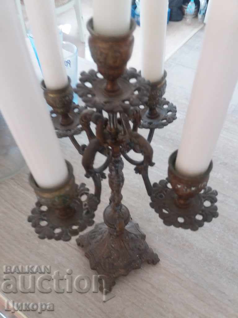 Auction STAR BRONZE CANDLE Auction STAR BRONZE CANDLE