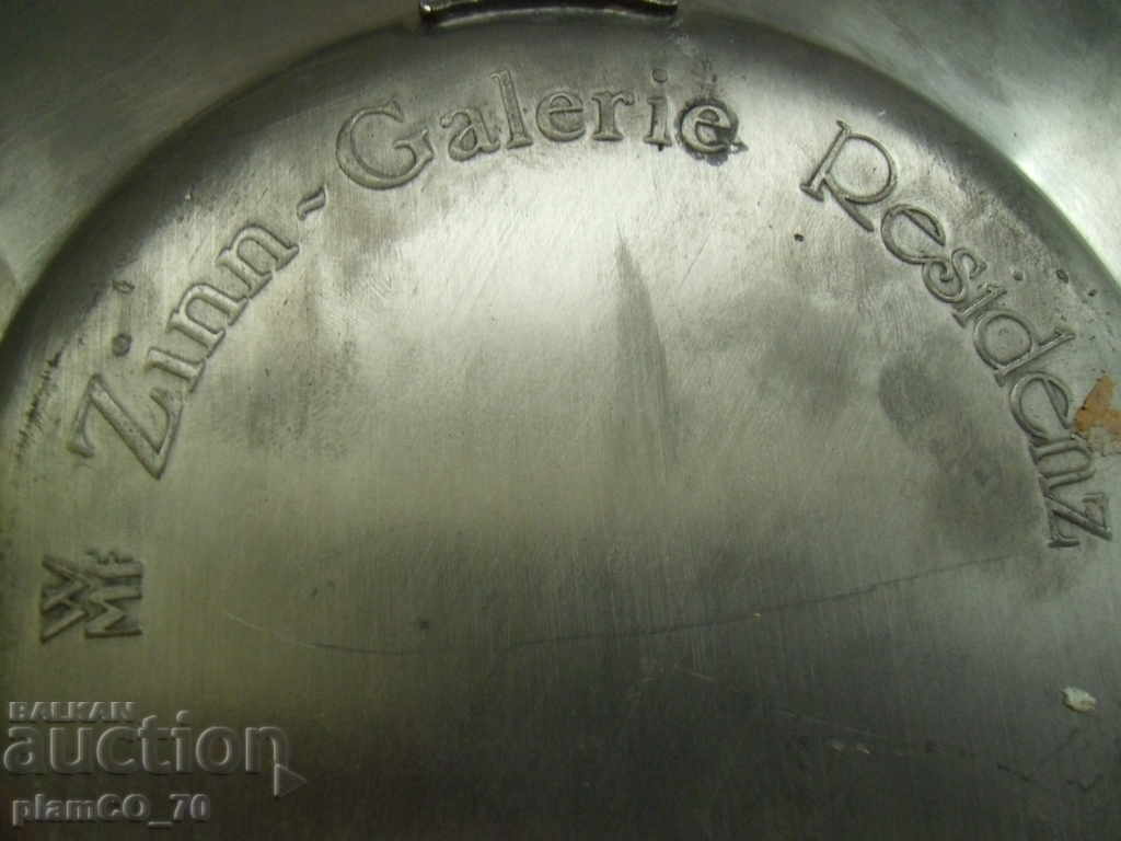 № * 5550 old metal panel WMF - inscription / seal / marking - 5 № * 5550 old metal panel WMF - inscription / seal / marking - 5