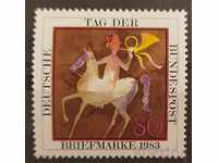 Германия 1983 Ден на пощенската марка/Коне MNH