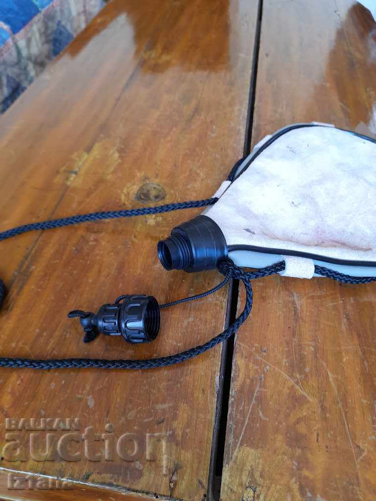 Delivery of Old leather water bag Delivery of Old leather water bag