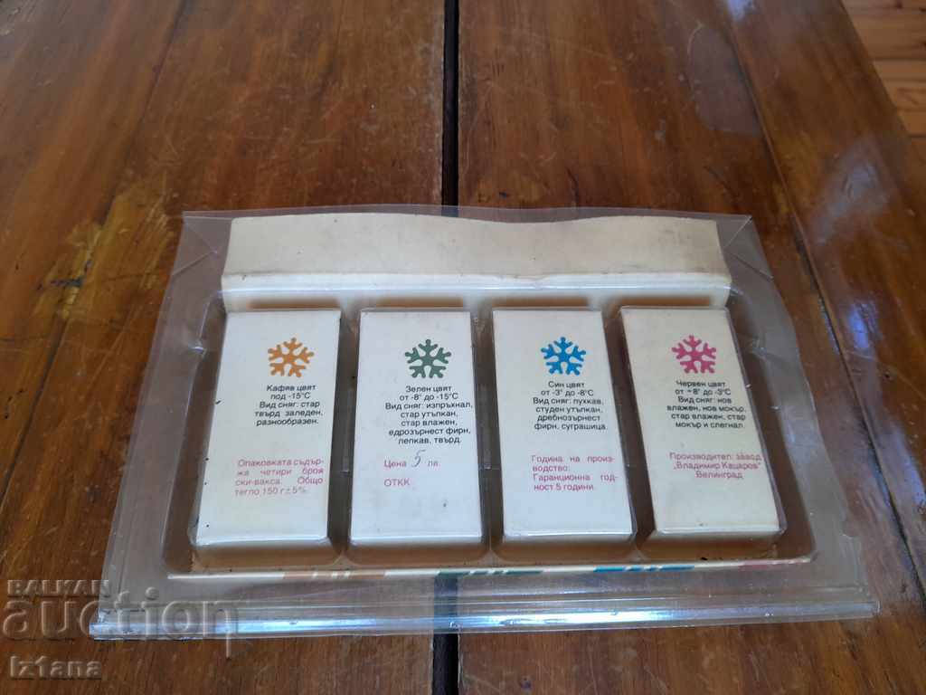 Delivery of Old ski wax Delivery of Old ski wax