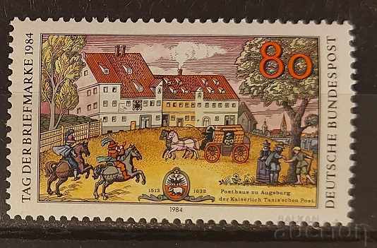 Германия 1984 Ден на пощенската марка/Коне MNH