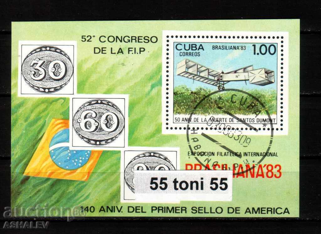 CUBA - Aviație -Filatelen Congresul