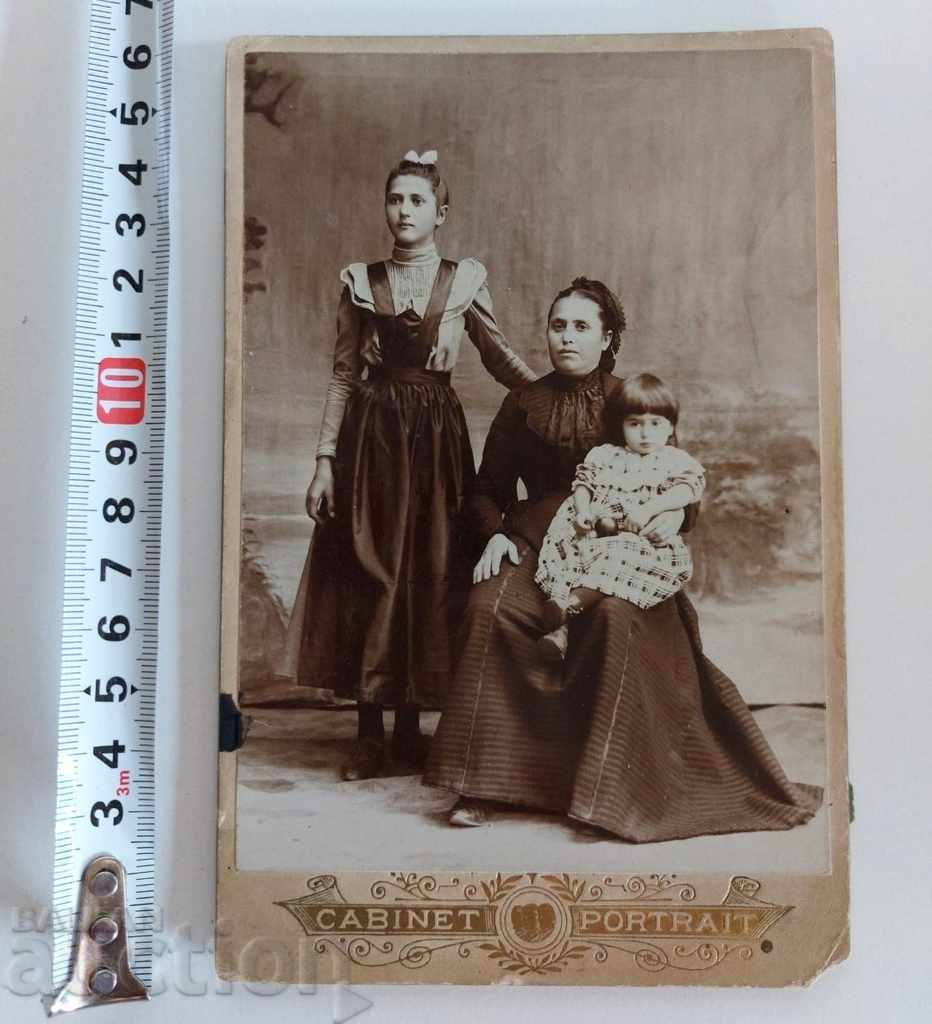 1901 OLD PHOTO PHOTO CARDBOARD