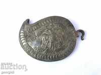 Silver religious buckle №0603