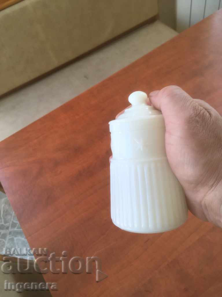 Auction  WHITE MILK GLASS SUGAR ORNAMENTS SUGAR