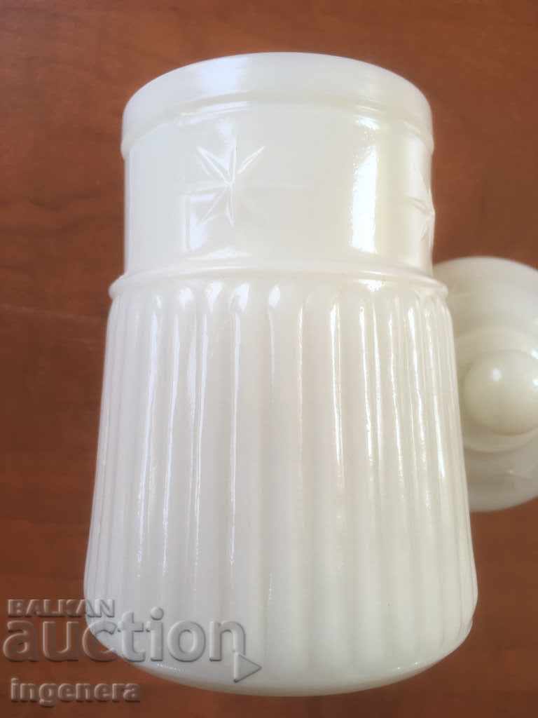 Delivery of WHITE MILK GLASS SUGAR ORNAMENTS SUGAR