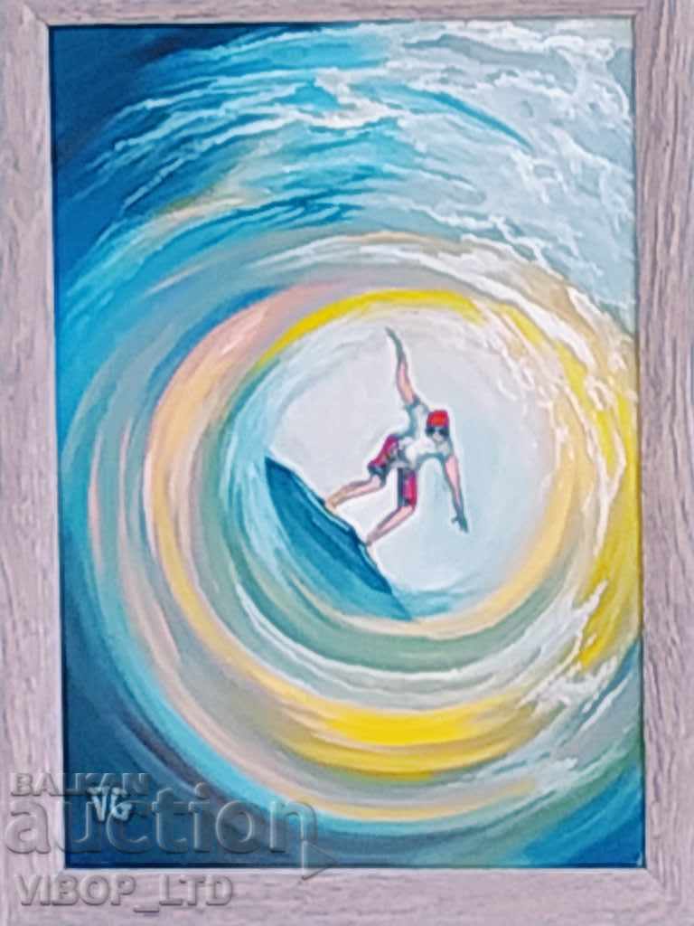 Delivery of 30% Econt ON THE COMB OF WOOL oil picture frame Delivery of 30% Econt ON THE COMB OF WOOL oil picture frame