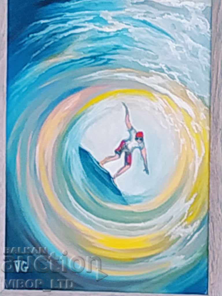 30% Econt ON THE COMB OF WOOL oil picture frame - 5 30% Econt ON THE COMB OF WOOL oil picture frame - 5