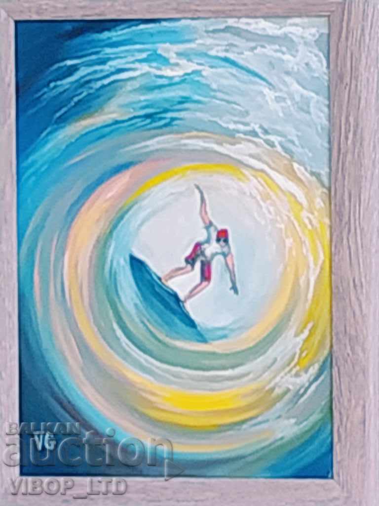 30% Econt ON THE COMB OF WOOL oil picture frame - 6 30% Econt ON THE COMB OF WOOL oil picture frame - 6