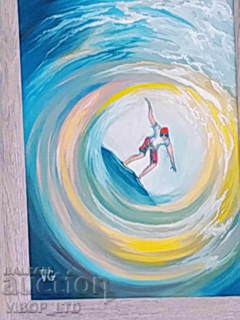 30% Econt ON THE COMB OF WOOL oil picture frame - 7 30% Econt ON THE COMB OF WOOL oil picture frame - 7