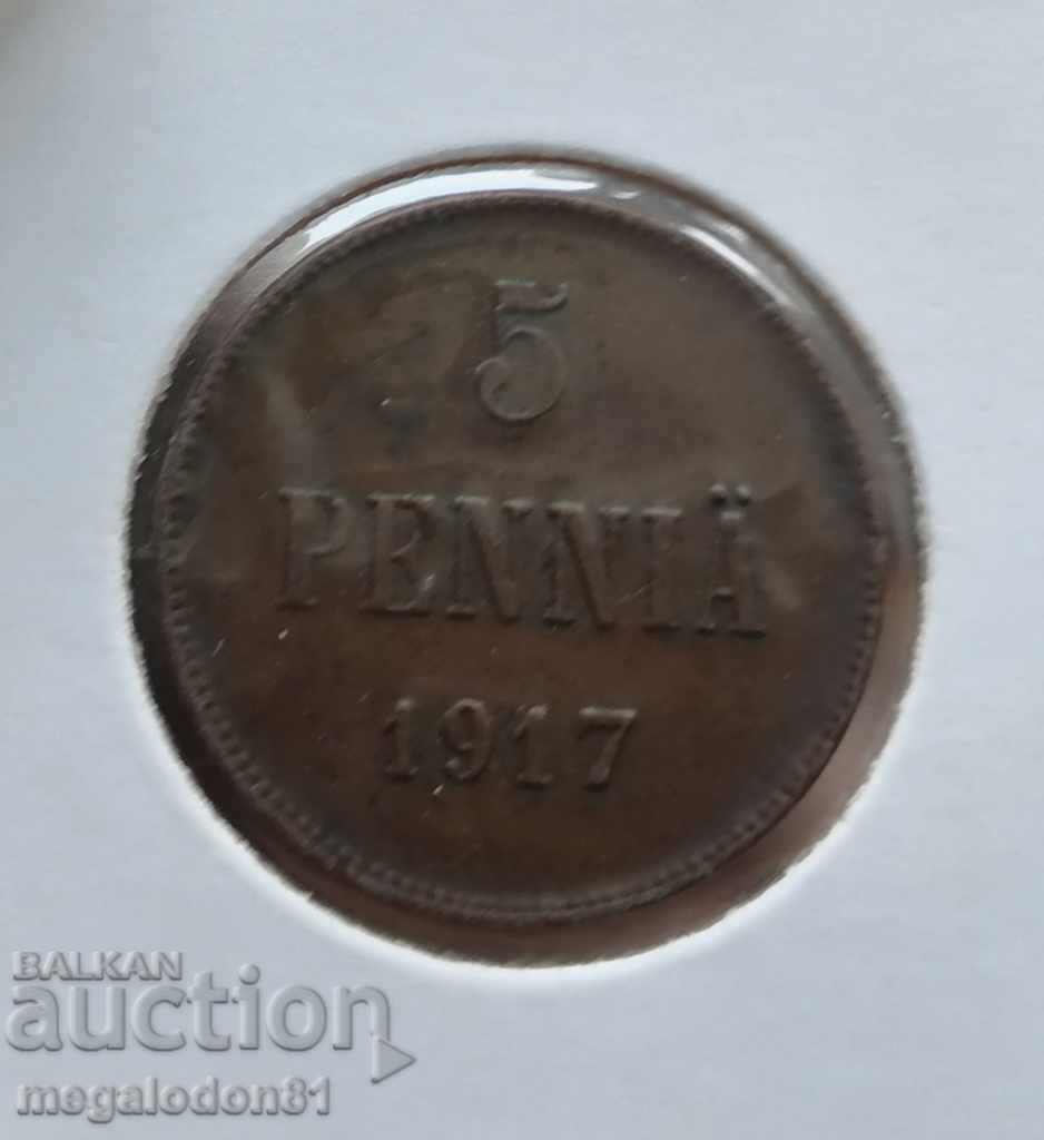 Finland for Russia - 5 Pennia 1915 Finland for Russia - 5 Pennia 1915