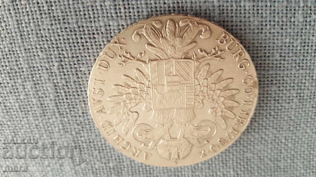 1 Thaler 1780 Austria- Maria Theresia- S.F. with price 270.00 BGN | € 138.05