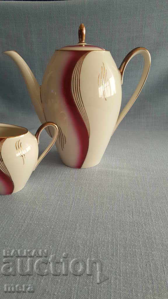 Large porcelain jug and latiere - Bavaria with price 80.00 BGN | € 40.90