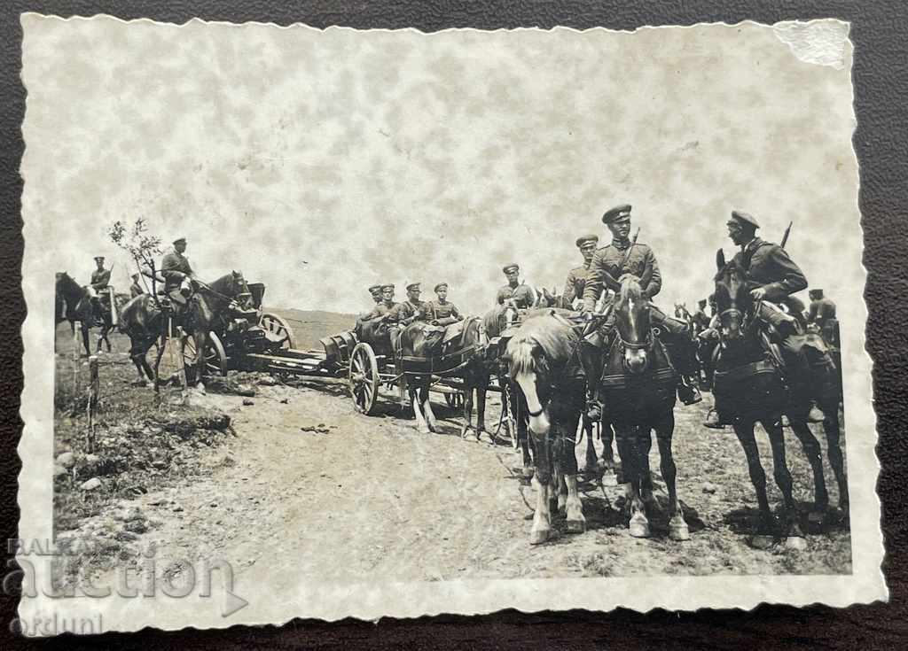 1749 Kingdom of Bulgaria artillerymen to the position of WWII May 1941