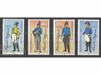 1986. GDR. Old postal uniforms.
