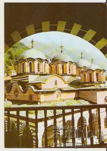 Postcard Bulgaria Rila Monastery Main manor church 15 *