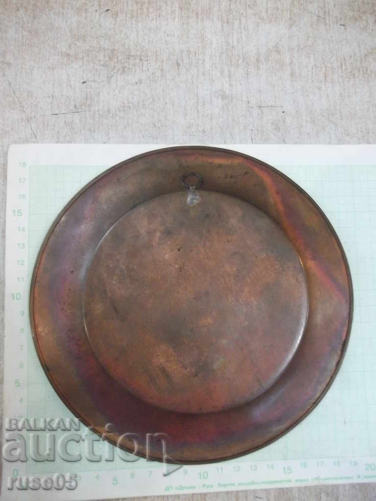 Copper round panel engraved on the wall - 5