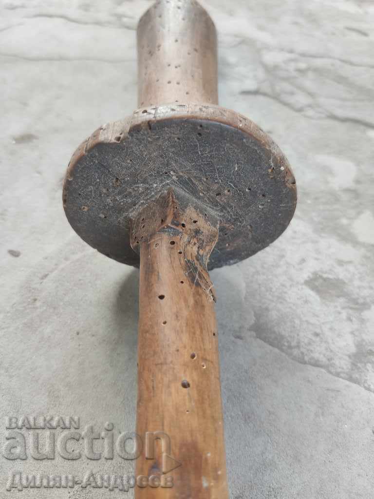 Ancient wooden hurka from the beginning of the 20th century with price 19.00 BGN | € 9.71 Ancient wooden hurka from the beginning of the 20th century with price 19.00 BGN | € 9.71