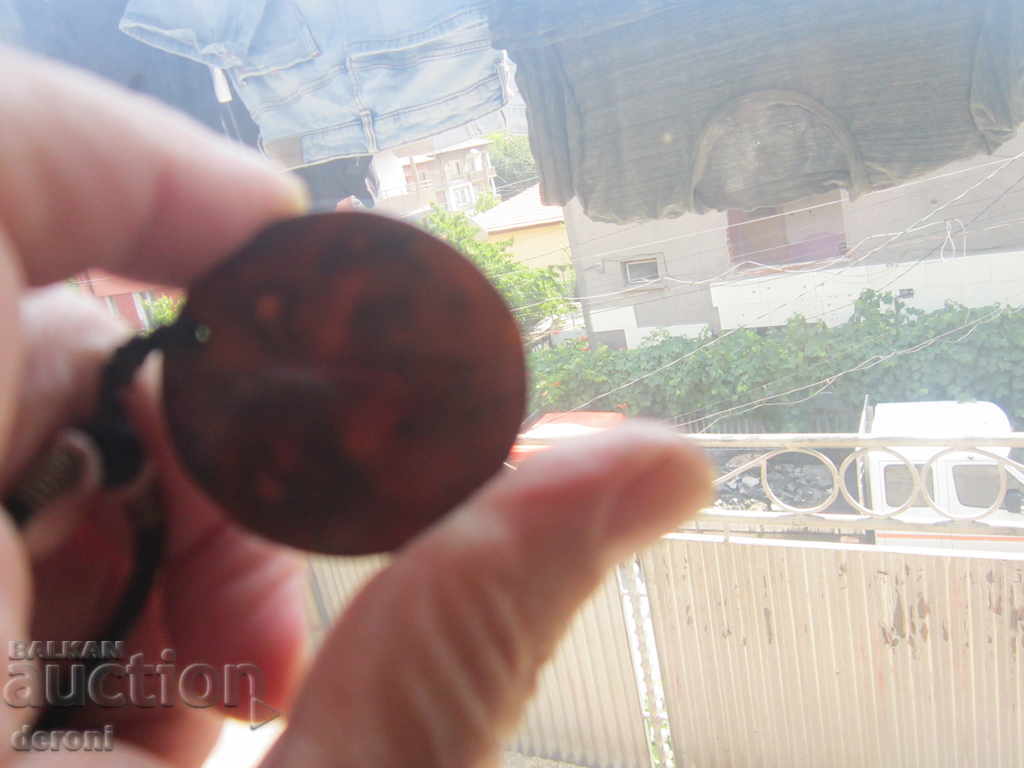 Amazing locket necklace carved stone - 5