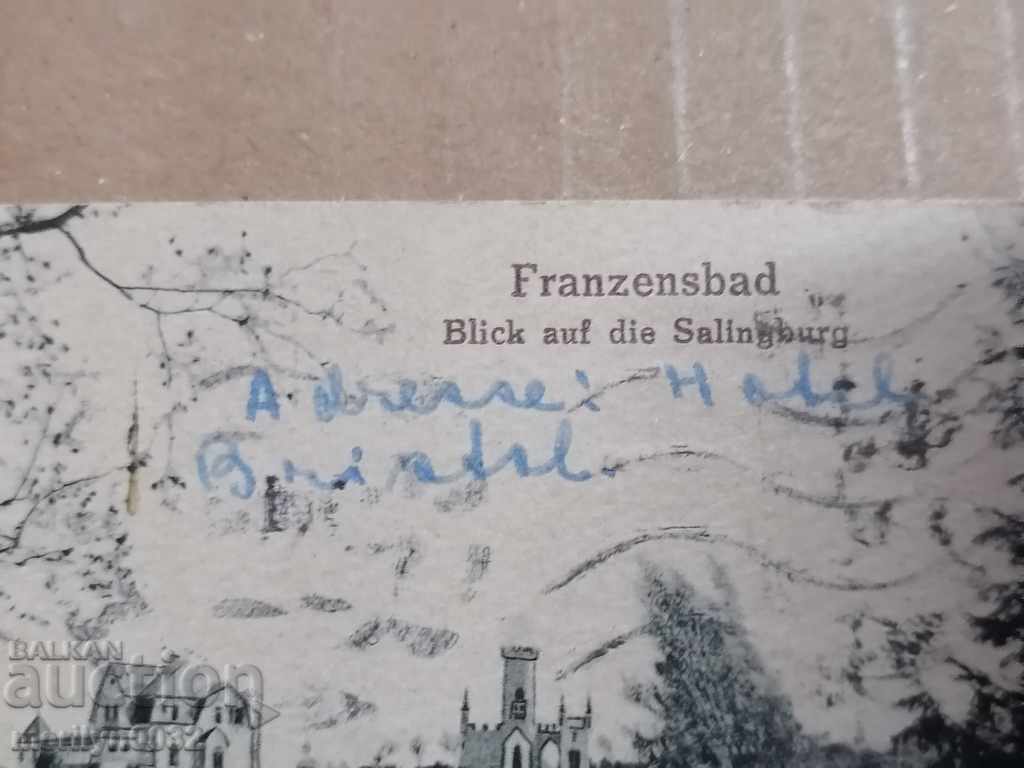 Postcard photo Franzensbad Czechoslovakia 1933 with price 39.00 BGN | € 19.94