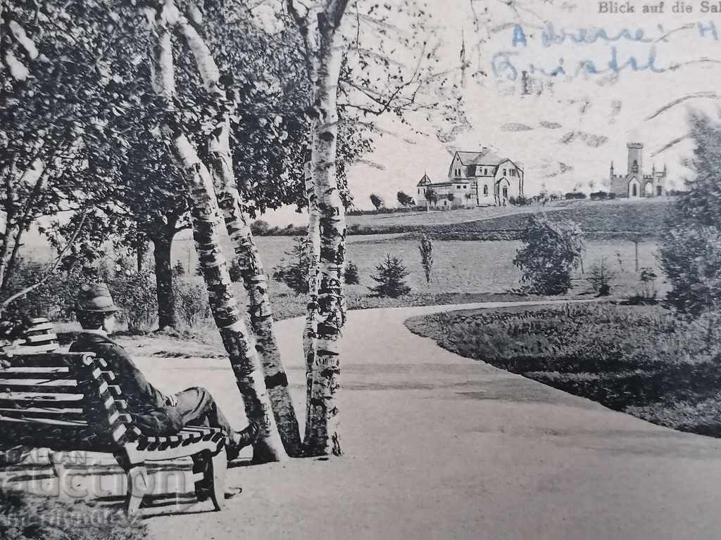 Postcard photo Franzensbad Czechoslovakia 1933 - 7