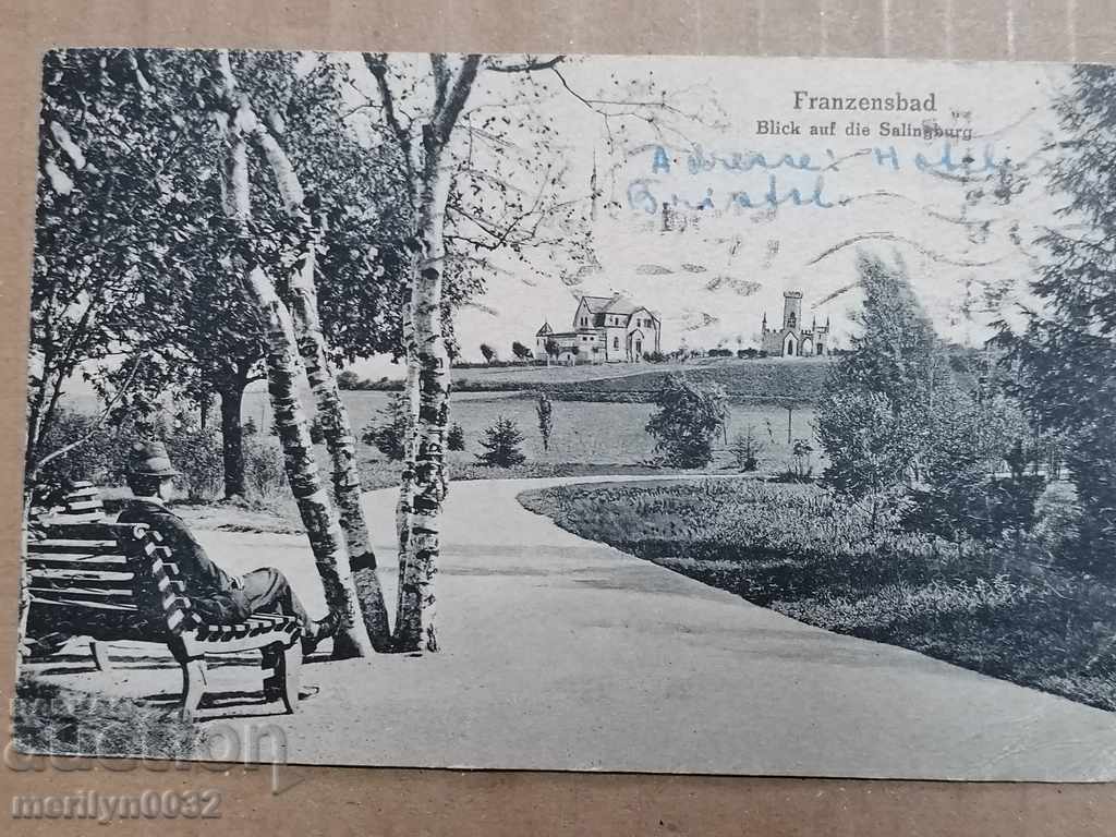 Καρτ ποστάλ φωτογραφία Franzensbad Τσεχοσλοβακία 1933