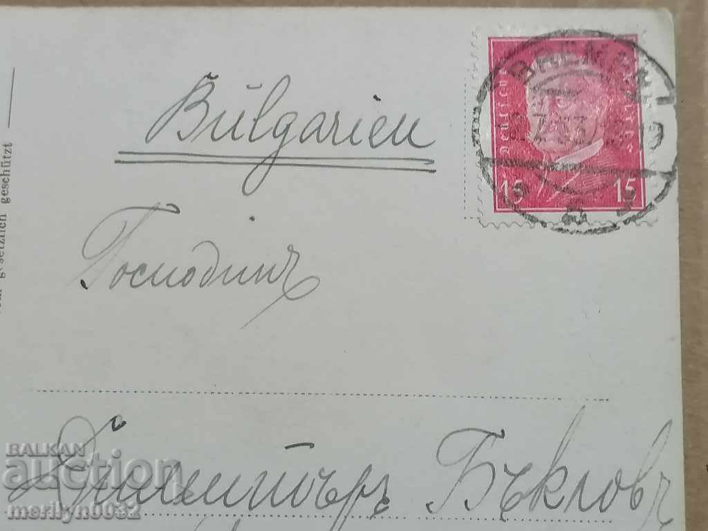 Postcard photo ship Bremen 1933 - 7