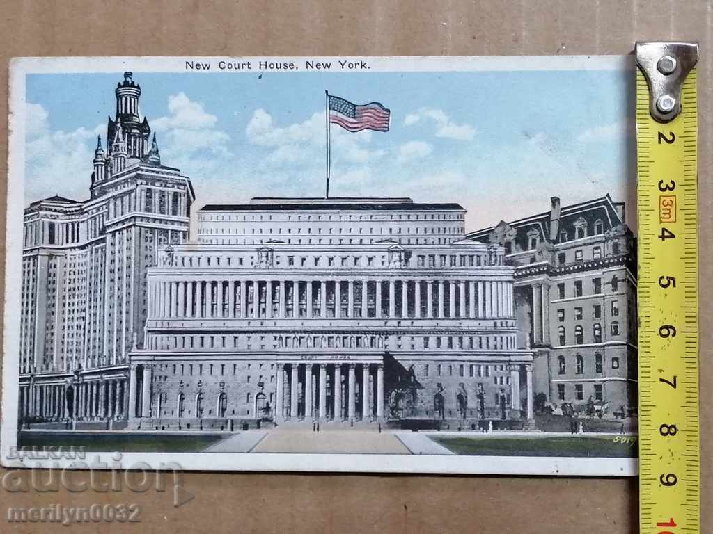Delivery of Postcard photo New York City USA 1936 Delivery of Postcard photo New York City USA 1936